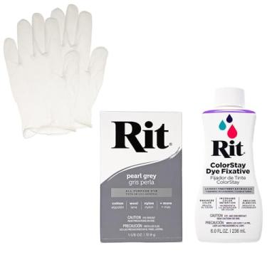 Imagem de Rit Dye Powder com conjunto de fixadores ColorStay – Kit tudo em um com luvas para reduzir o sangramento de cor