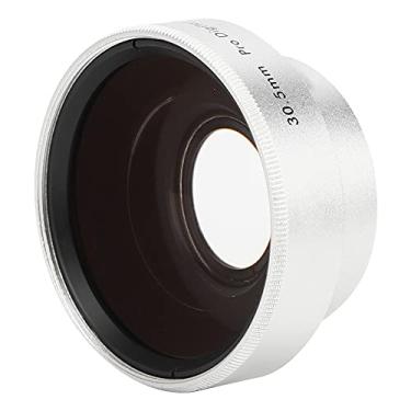 Imagem de KIMISS Lente Grande Angular Profissional para Câmera 0,45x, Vidro óptico de, Ampliação Adicional para Lentes de 30,5 Mm, Liga de Alumínio Durável