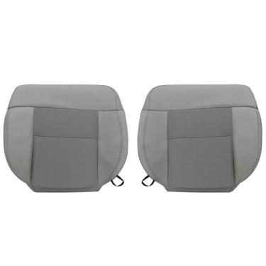 Imagem de Vigoraze Capas de assento de pano inferior para motorista e passageiro cinza #E compatível com Ford F150 XLT 2004 2005 2006 2007 2008