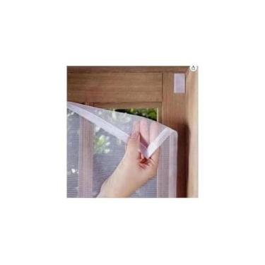 Imagem de Tela Mosquiteira de Poliéster, 65x65cm, Proteção contra Insetos para Janelas e Portas