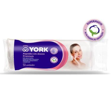 Imagem de Algodão em Disco Duo Face York 50 unidades, ÚNICO