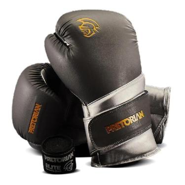 Imagem de KIT BOXE MUAY THAI PRETORIAN ELITE LUVA E BANDAGEM-Unissex