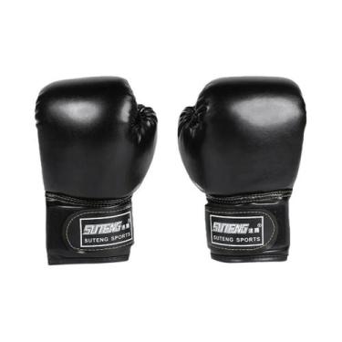 Imagem de Conjunto De Luvas De Boxe MMA Para Crianças Em Couro PU Treinamento Pr