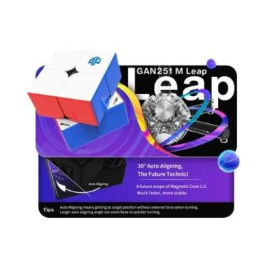 Imagem de Cubo Magnético Profissional 2x2 Picube GAN251M pro Air Leap Quebra-Cab