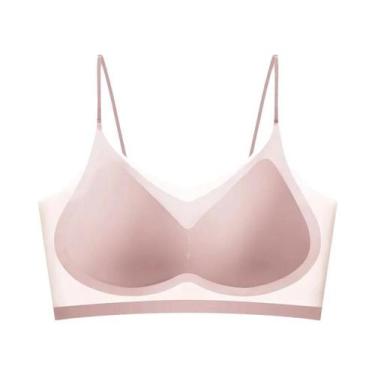 Imagem de Sutiã Ultra-Fino De Seda Gelada Respirável Para Mulheres, Sem Costura,