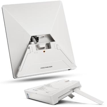 Imagem de POSTARZER Mini capa de bateria Starlink, pode acomodar 8 x 18650 baterias (botão superior) com suporte dobrável para uso ao ar livre e acampamento Starlink Mini caixa portátil portátil (pilhas