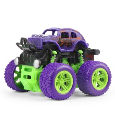Imagem de Carro de brinquedo RC Realistic Stunt Off-Road 4WD roxo para meninos