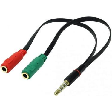 Imagem de Cabo Y P2 Macho X 2 P2 Femea 30Cm P2mp2f - Vinik