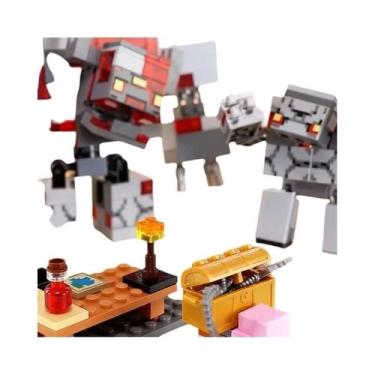 Imagem de Blocos De Montar Redstone Monster Compatíveis Com MOC Série My Pixel W