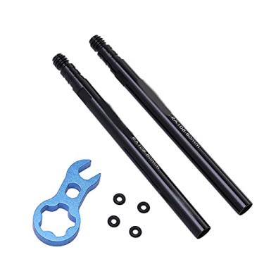 Imagem de Generic Extensor de Válvula de Pneu, Kit de Extensão de Liga de Alumínio Durável para Bicicleta de Estrada, Haste de Válvula Francesa para Bicicleta de Estrada (80mm)