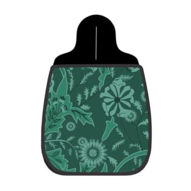 Imagem de Lixeira De Carro Organizador Lixinhocar Floral Verde Damasco