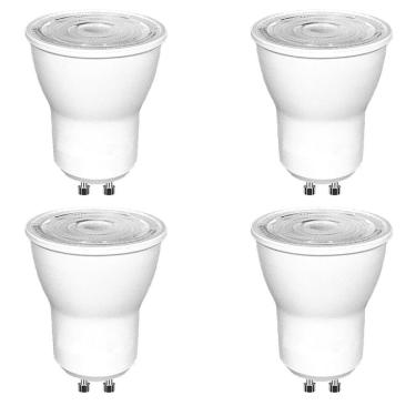 Imagem de Kit 4 Lampada Led 4000K 4W Mini Dicroica Mr11 Gu10 Bet16
