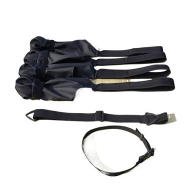 Imagem de Botas com suspensório para cães, à prova d'água, protetores de patas, botas macias, antiderrapantes para cães, sapatos de inverno, botas ajustáveis para cães e patas (grande)