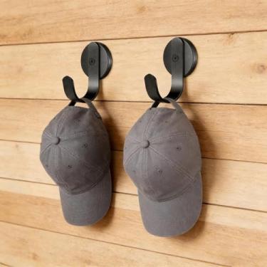 Imagem de Pacote com 2 ganchos magnéticos, ganchos de porta para pendurar sacos, adequados para portas de geladeira, cozinhas e suporte de parede ao ar livre.