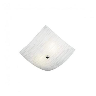 Imagem de Plafon para 2 Lâmpadas E27 Quadrado 30cm Matrix Bronzearte