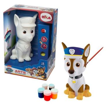 Imagem de Kit Pintura Arte Boneco Boneca Patrulha Canina Infantil Diversão - Elk