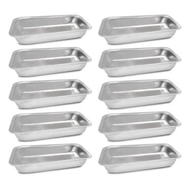 Imagem de KIT COM 10 ASSADEIRAS PARA PÃO CASEIRO / BOLO INGLÊS/ CUCA/ FORMA GELO