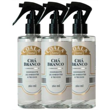 Imagem de Kit 3 Coala Odorizante De Ambiente Tecidos Chá Branco 260ml
