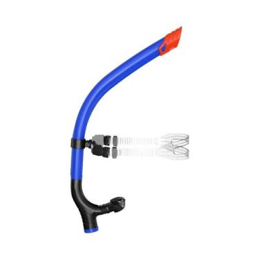 Imagem de Snorkel De Silicone Para Adultos, Jovens E Crianças Com Válvula De Pur