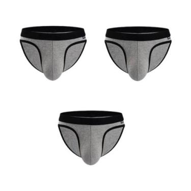 Imagem de Cuecas Sexy Masculinas Com Bolsa U, Pacote Com 3 Tangas, Roupas Íntima