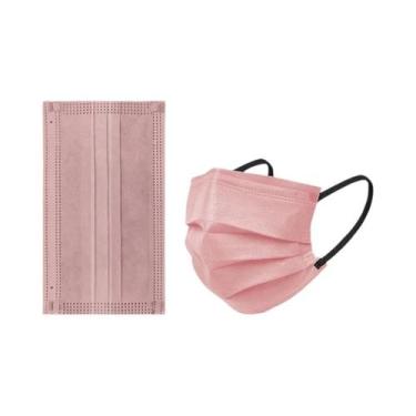 Imagem de Máscara Facial Descartável Colorida De 3 Camadas (50-200 Unidades) Par