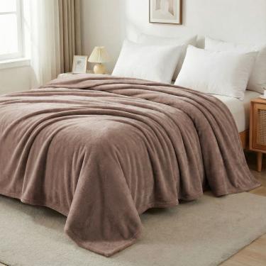 Imagem de Kit 2 Mantas Cobertor Casal Microfibra Super Macio Com Conforto Térmico Premium Casa Dona