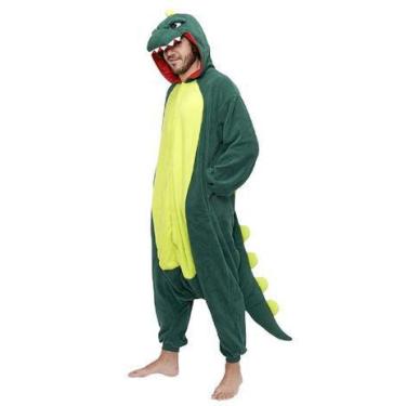 Imagem de Pijama Kigurumi Dinossauro Skin Game Free Fire Unissex Macacão com Cap