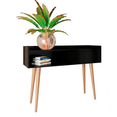 Imagem de Aparador Retrô Delta Preto - Moveisaqui