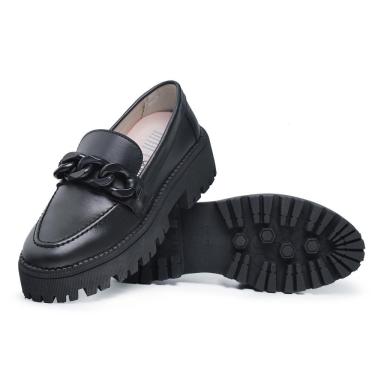 Imagem de Mocassim Feminino Tratorado Plataforma Corrente Improvizzo