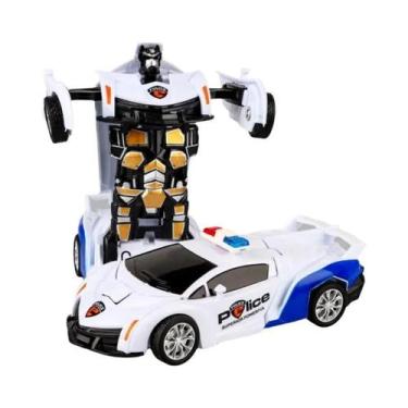Imagem de Brinquedo Robô Carro 2 Em 1 Para Crianças, Transformação Automática Co