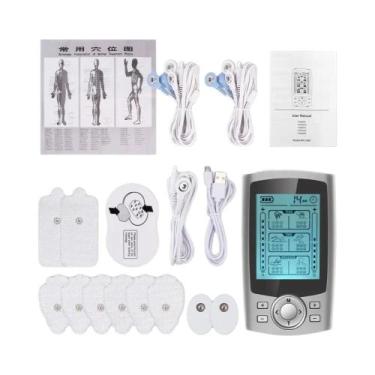 Imagem de Estimulador Muscular Elétrico EMS De 36 Modos, Massagem Digital USB Pa
