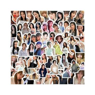 Imagem de Adesivos Impermeáveis Do Grupo Feminino Kpop Cartoon Twice 105 Peças P