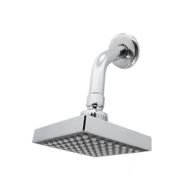 Imagem de Chuveiro Ducha Quadrado Articulável ível Parede Solar Ou Gás Cromado Luxo