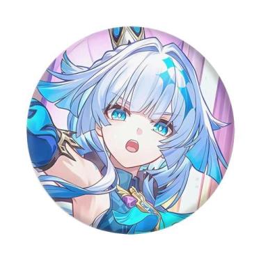 Imagem de Crachá De Cosplay De 58mm Do Jogo Honkai Star Rail: AMPHOREUS, Aglaea,