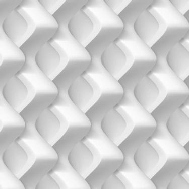 Imagem de Papel Parede 3D Losango Ondas Autocolante Decorativo Lavavel