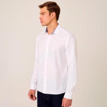 Imagem de Camisa Slim Dudalina Trico Lisa Masculino-Masculino