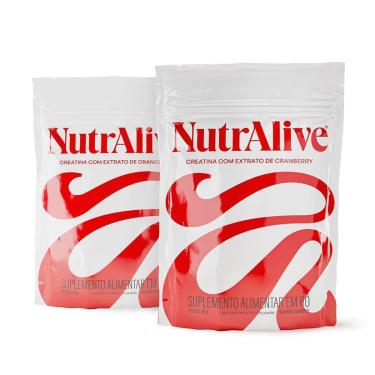 Imagem de Kit 2 Suplementos Creatina Natural Mulheres Nutralive 7 Ativos Melatonina Vitamina D 15 doses-Feminino