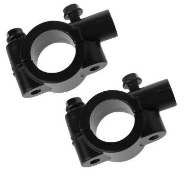 Imagem de Abraçadeira Suporte Retrovisor Guidão 7/8 22mm Rosca M10 Par