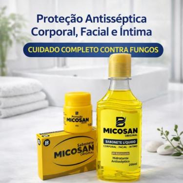 Imagem de Kit 3 itens Micosan - Sabonete líquido barra e pomada Micosan - baruc