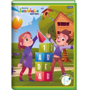 Imagem de Caderno Costurado Capa Dura 123 - 80 Folhas - Bem Bom Verde - Jandaia