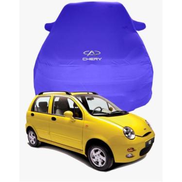 Imagem de Capa de Carro Chery QQ Tecido  Lycra Premium - Cadilhe Capas, Azul Roy