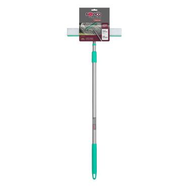 Imagem de Mop Limpa Vidros Noviça para Limpeza e Secagem Metal 2 em 1 com Cabo Extensor para Jane...