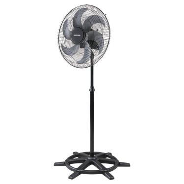 Imagem de Ventilador de Coluna Ventisol 200W 50cm 6 Pás Preto Prata Steel com Grade de Aço Bivolt
