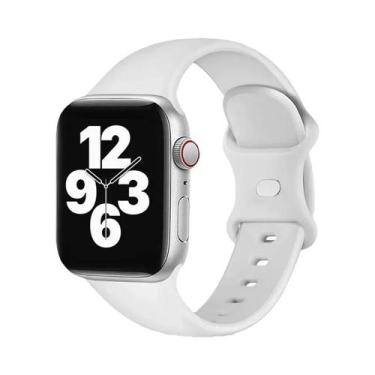 Imagem de Pulseira De Silicone De 40mm 41mm 42mm 44mm 45mm Para Apple Watch, Ban