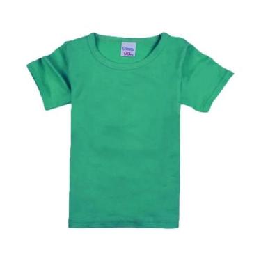 Imagem de Camisetas De Algodão De Verão Para Meninos E Meninas, Manga Curta, Top