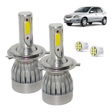 Imagem de Kit Super Led Celta 2006 2007 2008 2009 2010 2011 Farol Alto e Baixo H