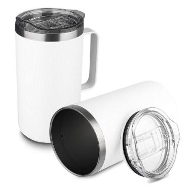 Imagem de Caneca Térmica de 750ml com Tampa e Parede Dupla - Desembrulha
