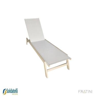 Imagem de Espreguiçadeira Outdoor Jeri Cinza e Nude - Fratini, Nude