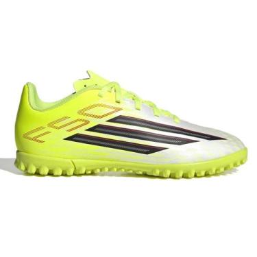 Imagem de Chuteira Society Adidas F50 Club Infantil, Amarelo, Preto, 27