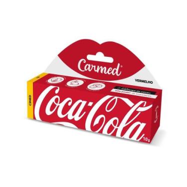 Imagem de Hidratante Labial Carmed Coca Cola Vermelho 10g